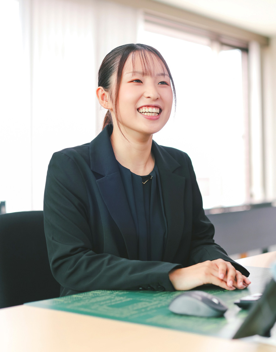 人とのつながりを通して、やりがいを感じられる職場です。