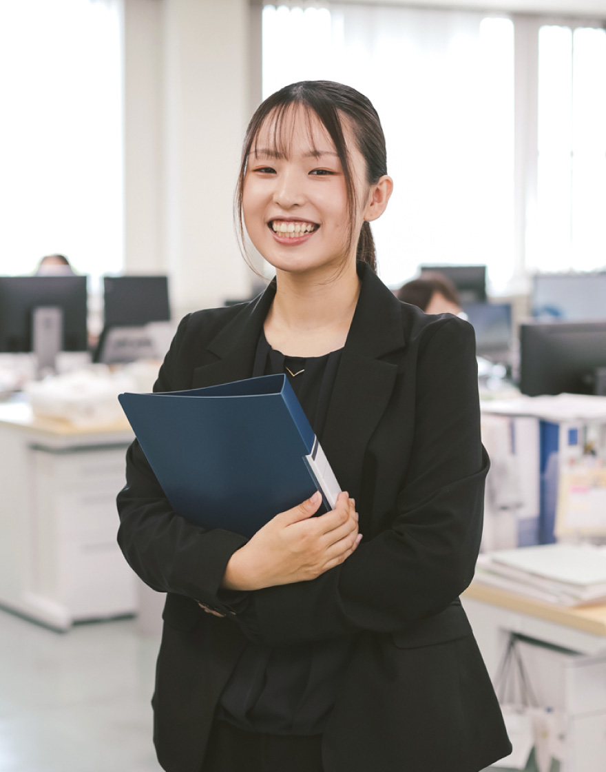 人とのつながりを通して、やりがいを感じられる職場です。